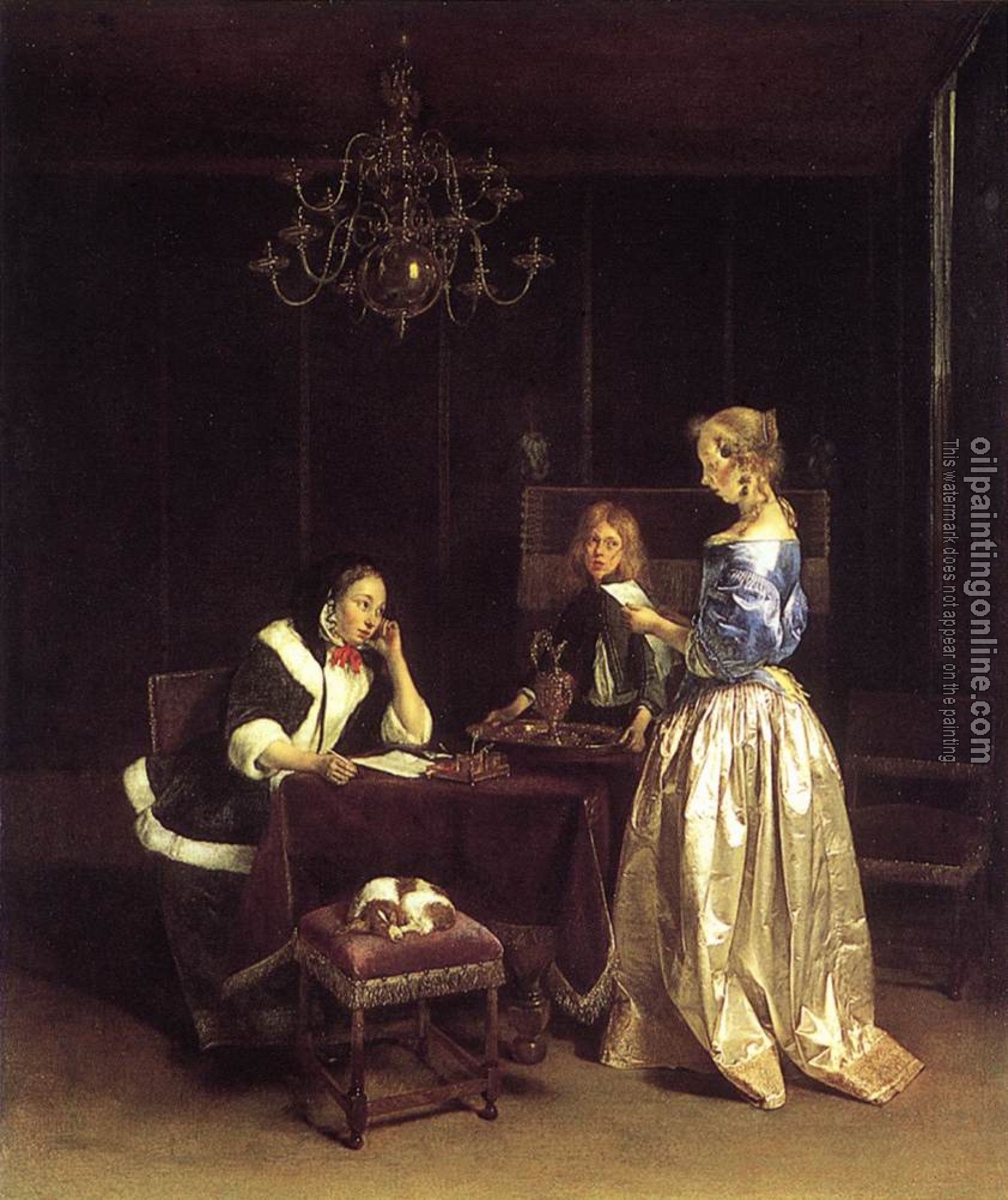 Borch, Gerard Ter - Woman Reading A Letter